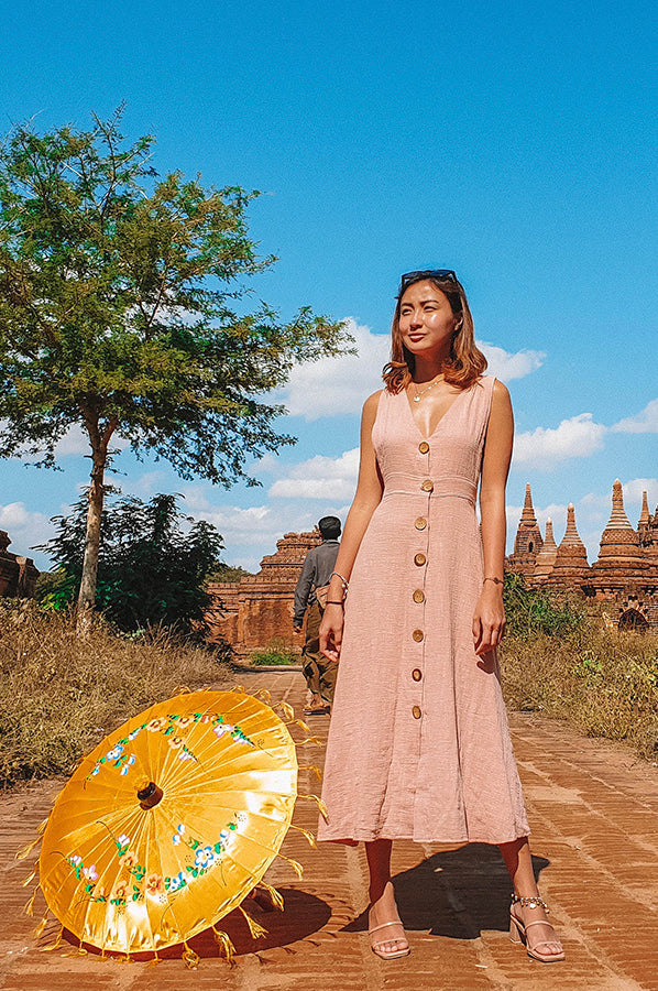 Lucia Dress (Salmon)