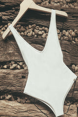 Negritas White Bikini One Piece Swimmie